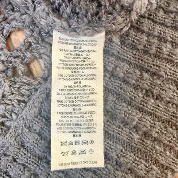 Free People gray knit sweater - Picture 4 of 5